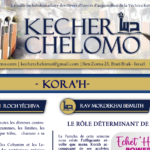 Kecher Chelomo: KORA’H